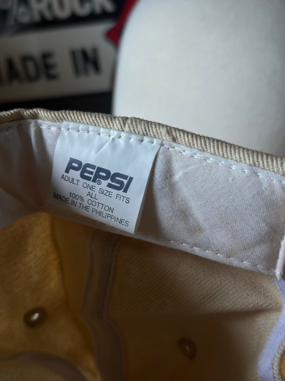 Deadstock)90s Pepsi hat 빈티지 펩시 모자 상품이미지6