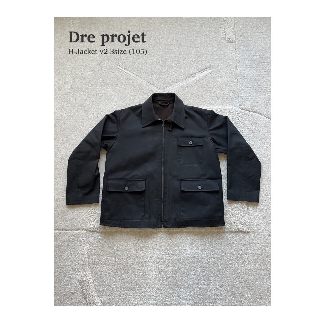 드레프로젝트 H-Jacket v2 왁스 자켓 (105) 상품이미지1
