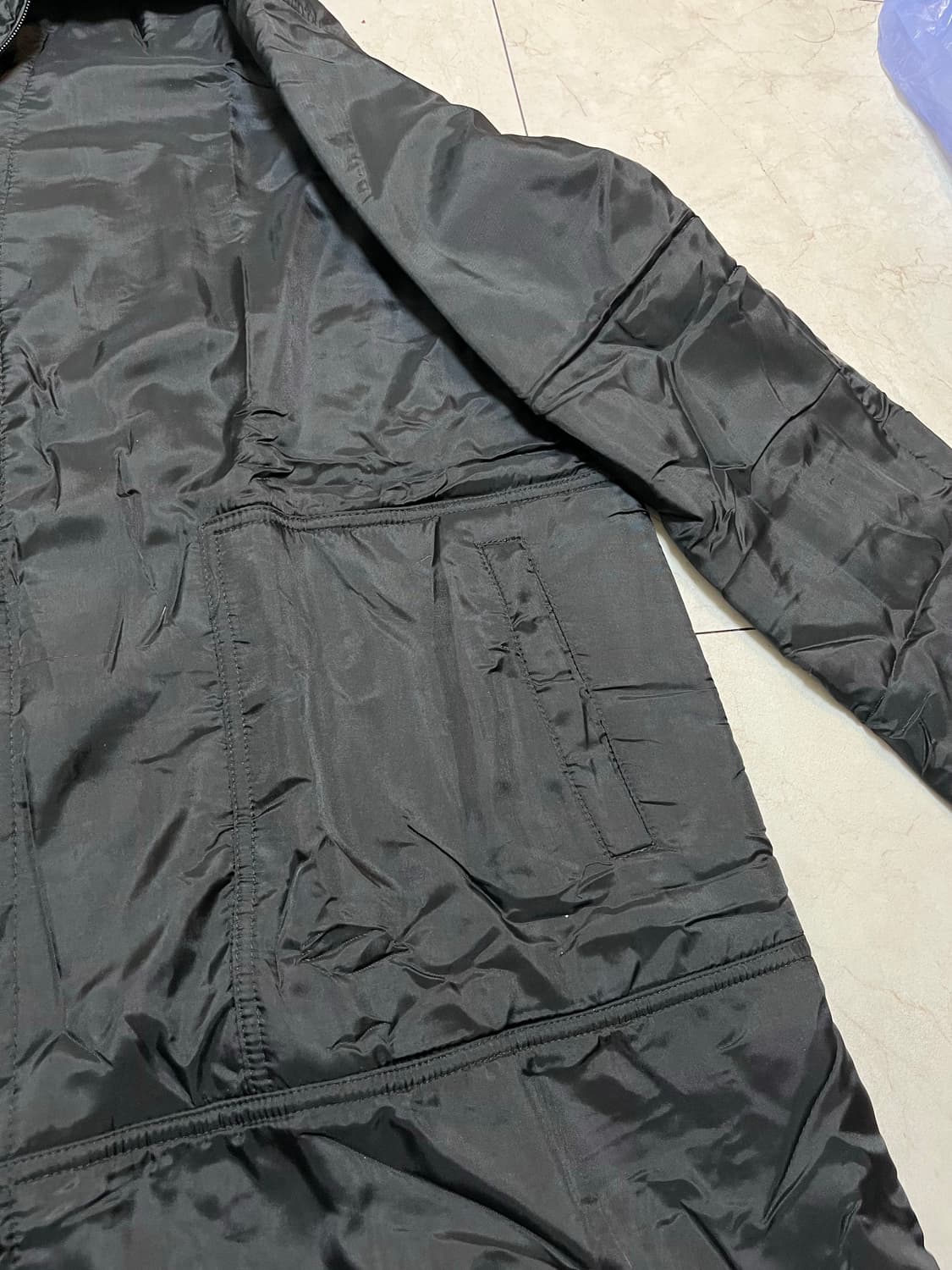 MADE IN ITALY BASSALLI 나일론 투웨이 코트 상품이미지3