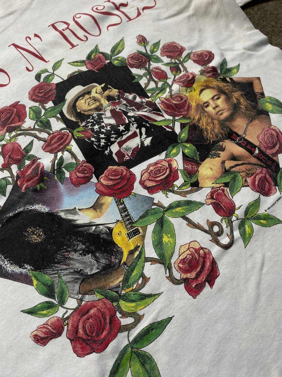 [XL]90s 빈티지 건스앤로지스 티셔츠 Brockum 상품이미지3