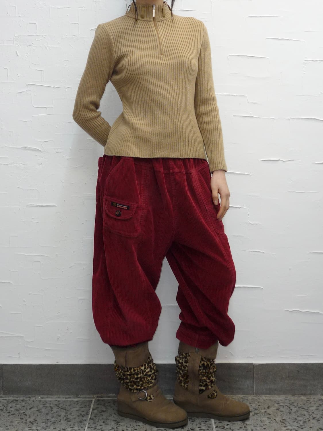 loop neck knit 상품이미지2