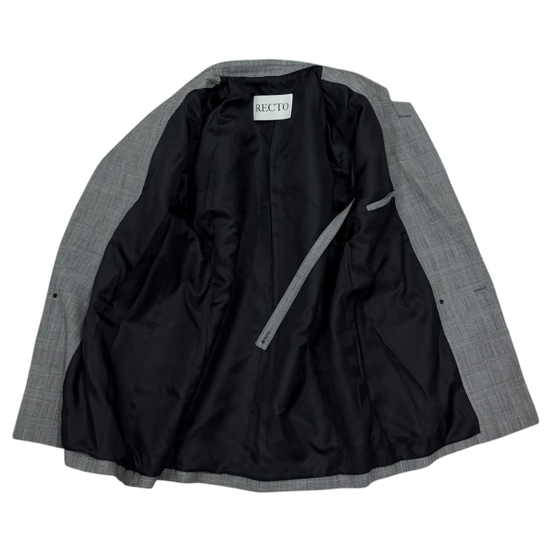24SS 렉토 글렌 체크 테일러드 블레이저 더블 자켓 S 상품이미지3