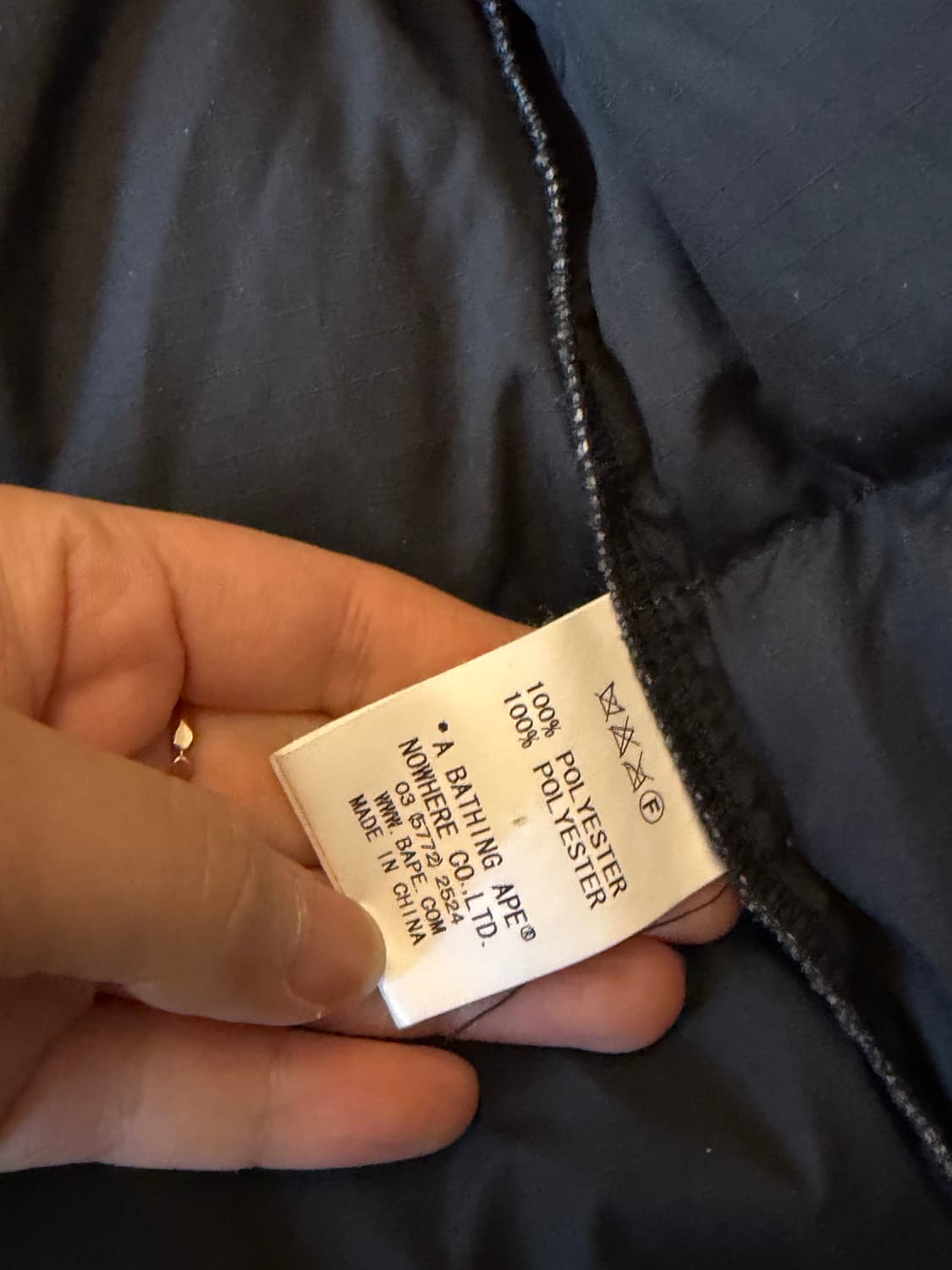 베이프 경량 패딩 자켓 상품이미지6