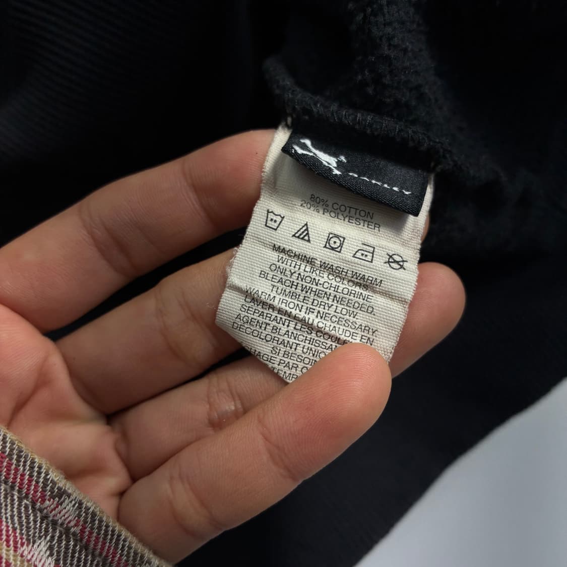 Oakely  오클리 자수 코튼 릴렉스 블랙 후드집업  상품이미지7