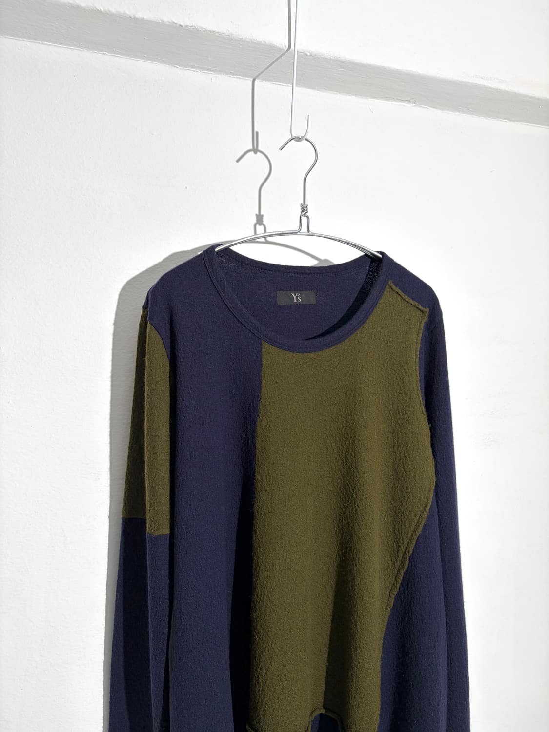 Y's 요지야마모토 축융울 비대칭 니트 상품이미지2