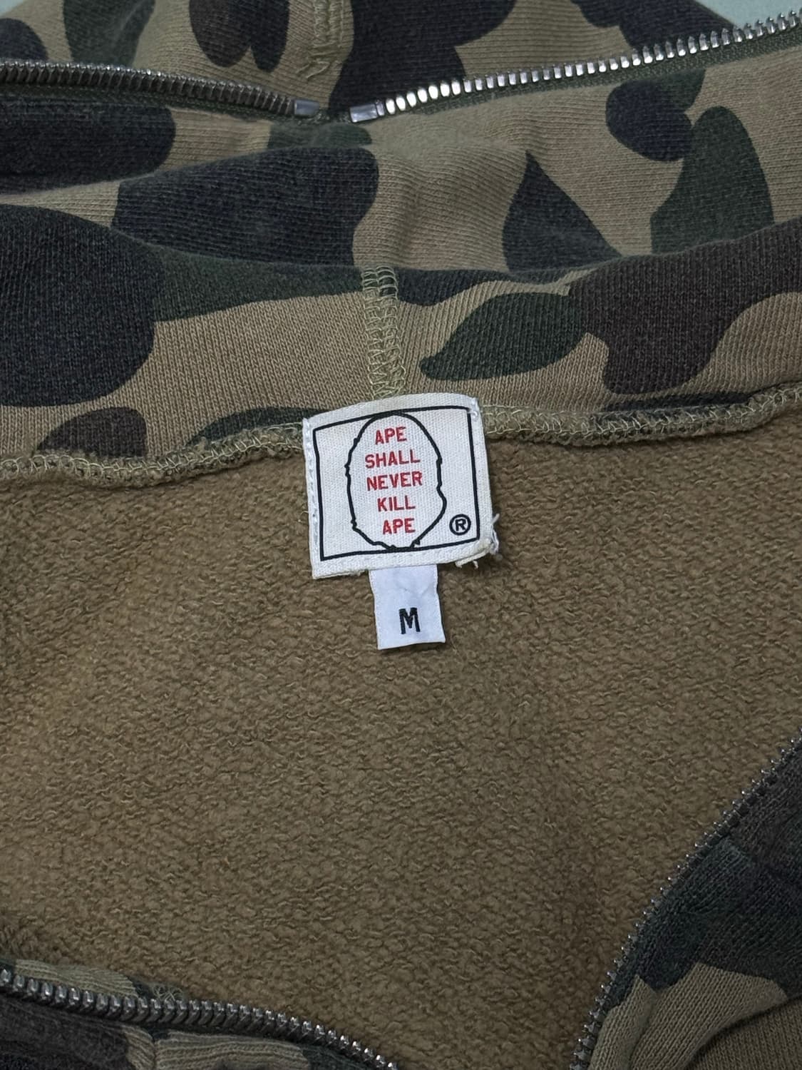 베이프 X 스와로브스키 풀 집업 후디 M 상품이미지7