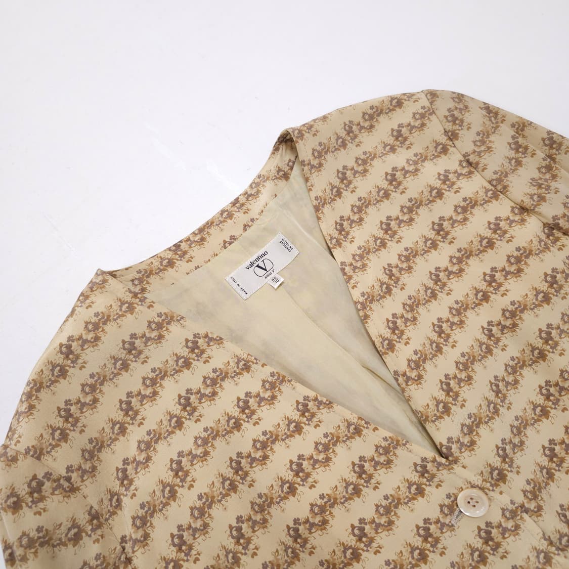 발렌티노 플라워 패턴 실크 자켓 상품이미지2