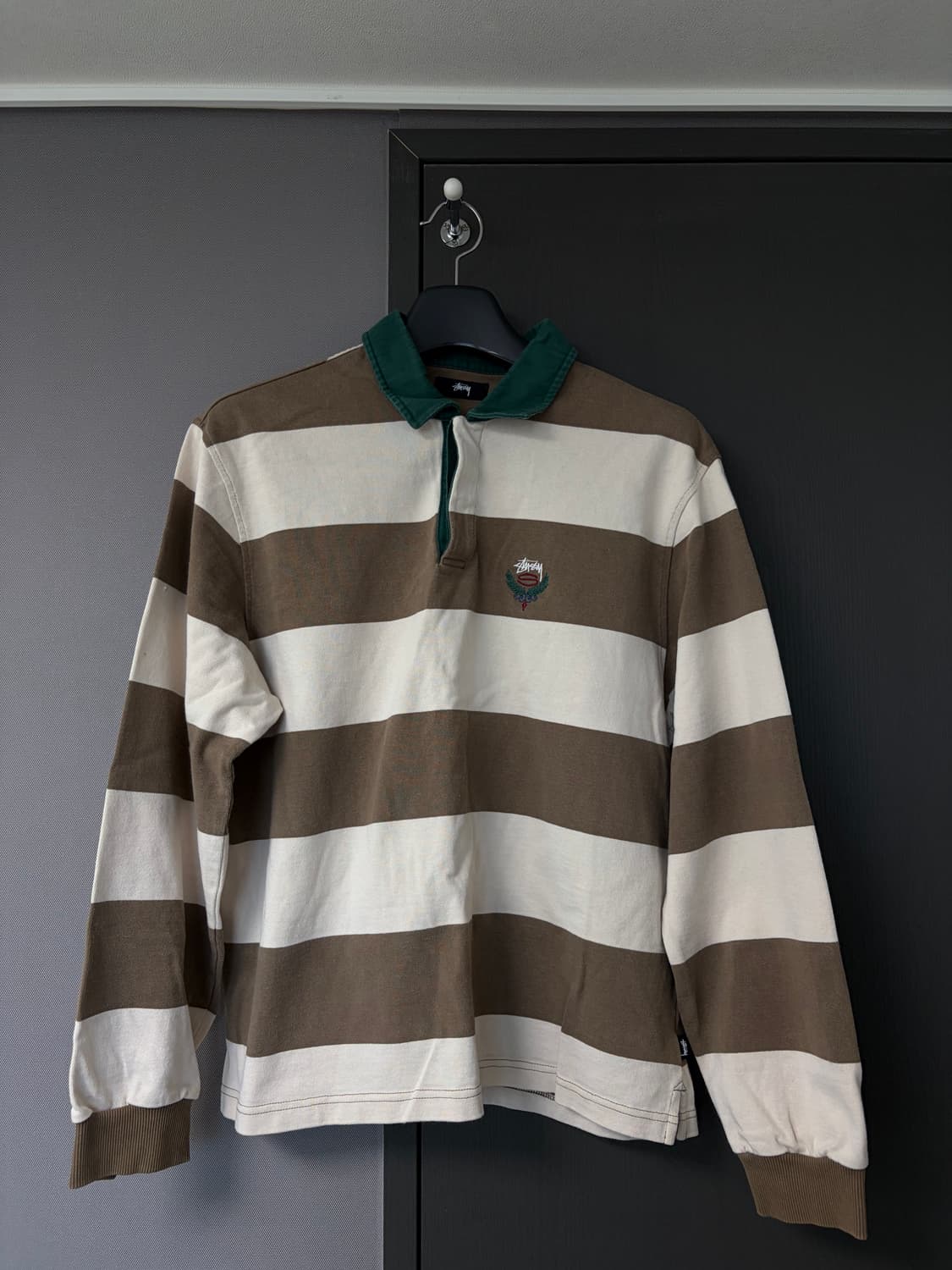 스투시 빅 스트라이프 럭비 내츄럴 상품이미지1