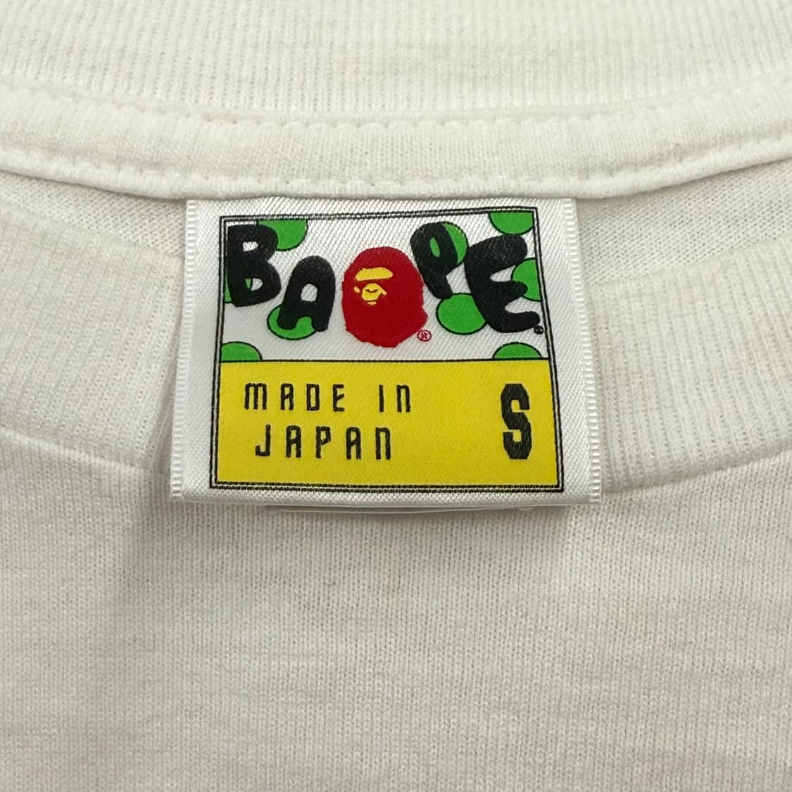베이프 2007 A BATHING APE 화이트 반팔 티 상품이미지4