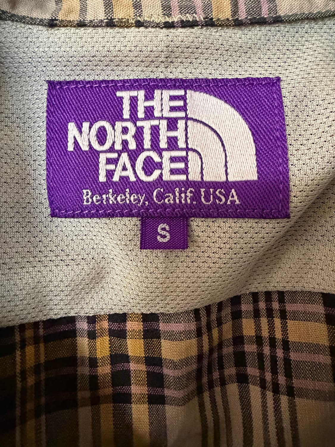 노스페이스 퍼플라벨 마드라스 필드 체크 반팔셔츠  상품이미지4