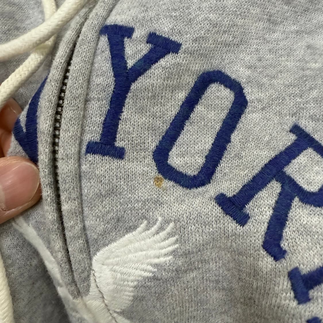 [XS] 아메리칸이글 빅로고 그레이 후드집업 1226T2 상품이미지3