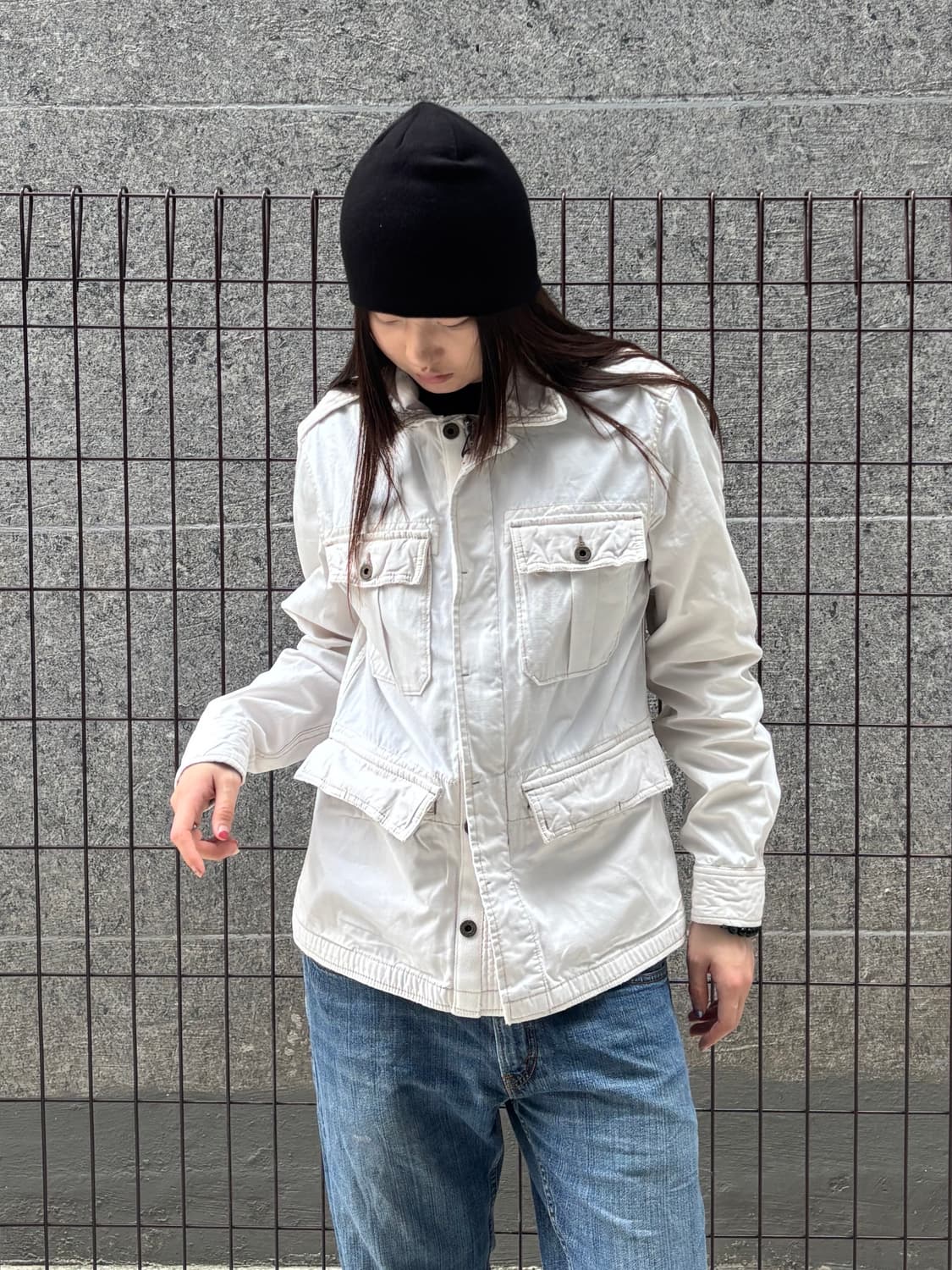 폴로진스 화이트 필드자켓 상품이미지2