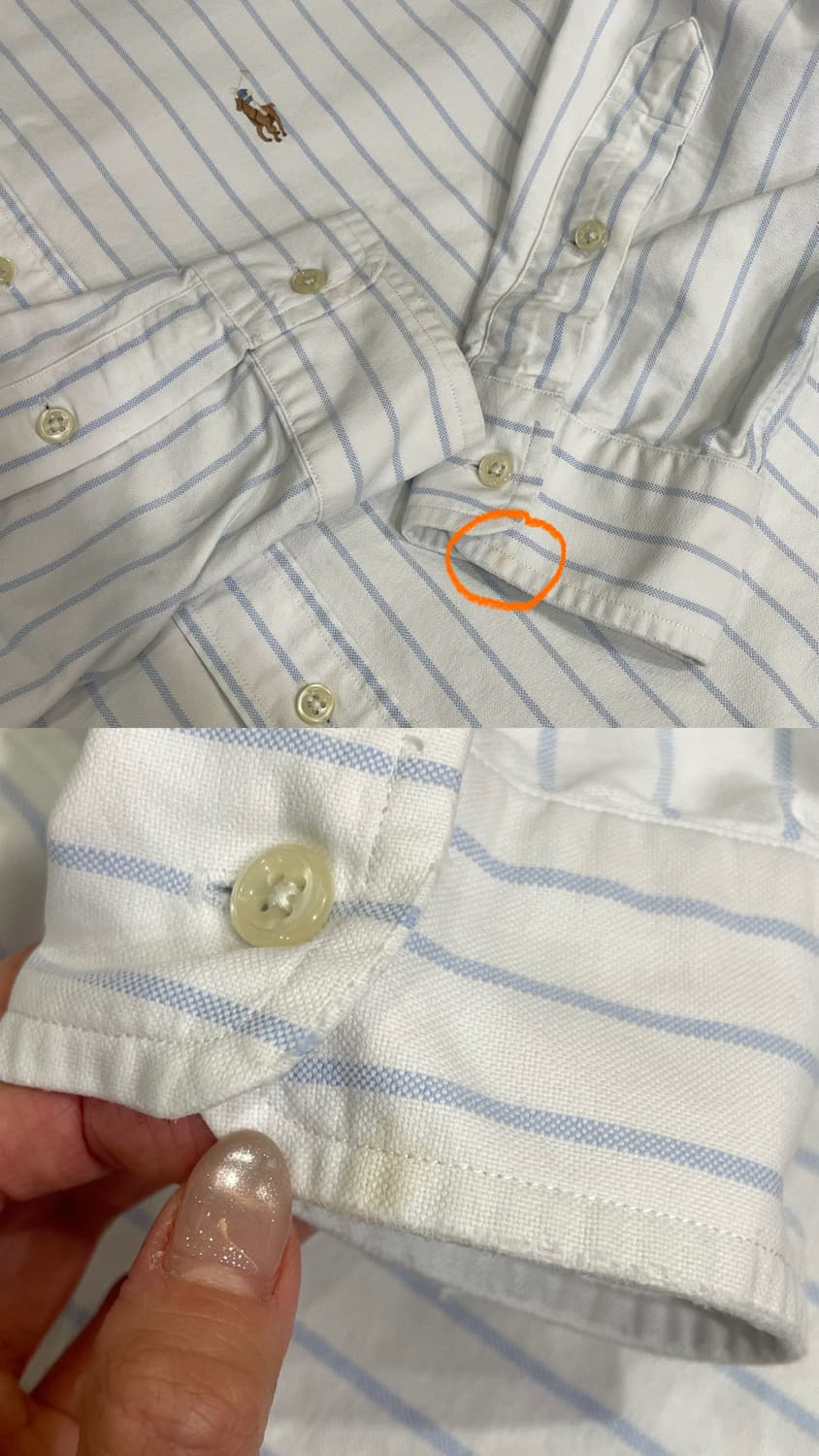 (M) POLO 폴로 랄프로렌 스트라이프 셔츠 블레이크 상품이미지8