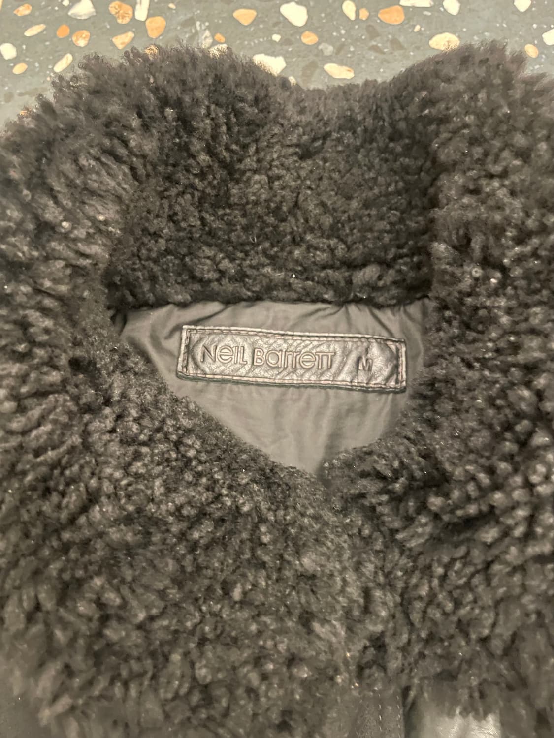 닐바렛 램스킨 레더 패딩 자켓 상품이미지5