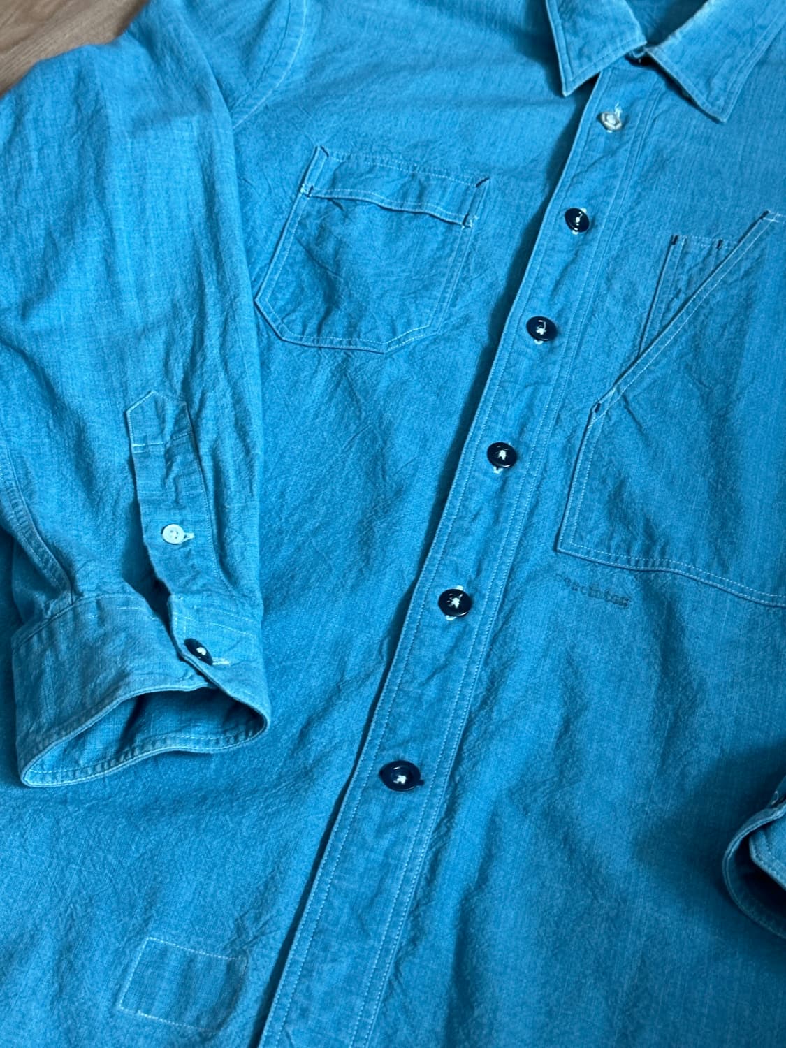 스펙테이터 샴브레이셔츠127C-005<WORK SHIRT C> 상품이미지2