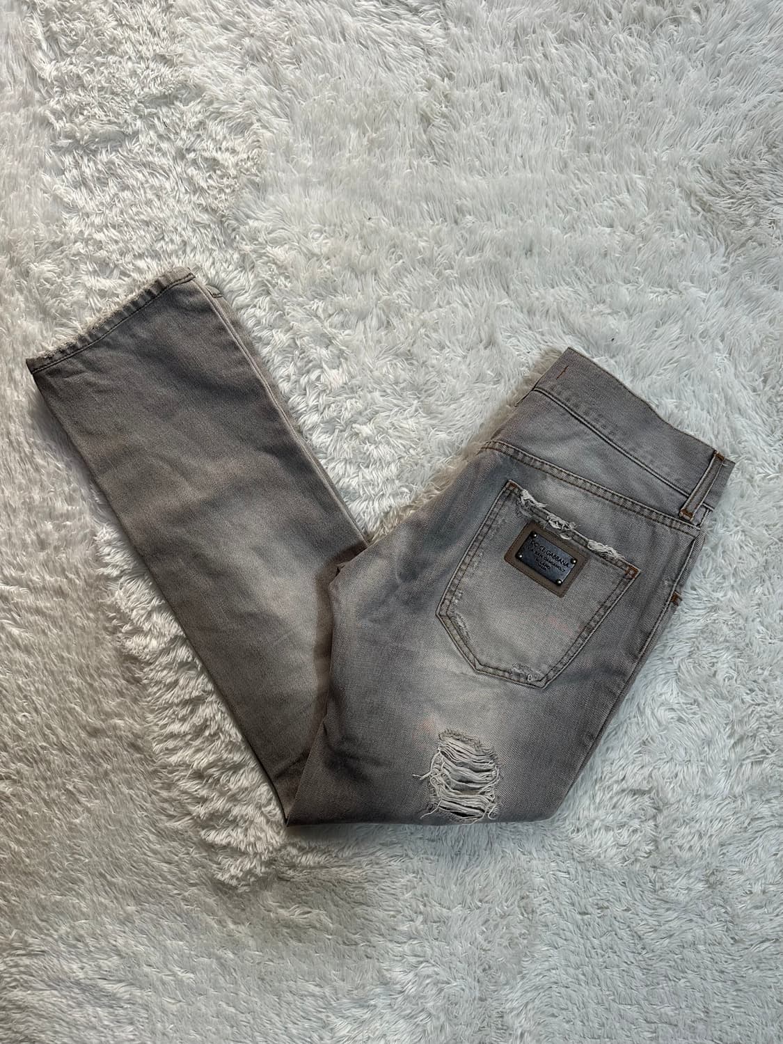 돌체앤가바나 데미지 워싱 데님 32 상품이미지1