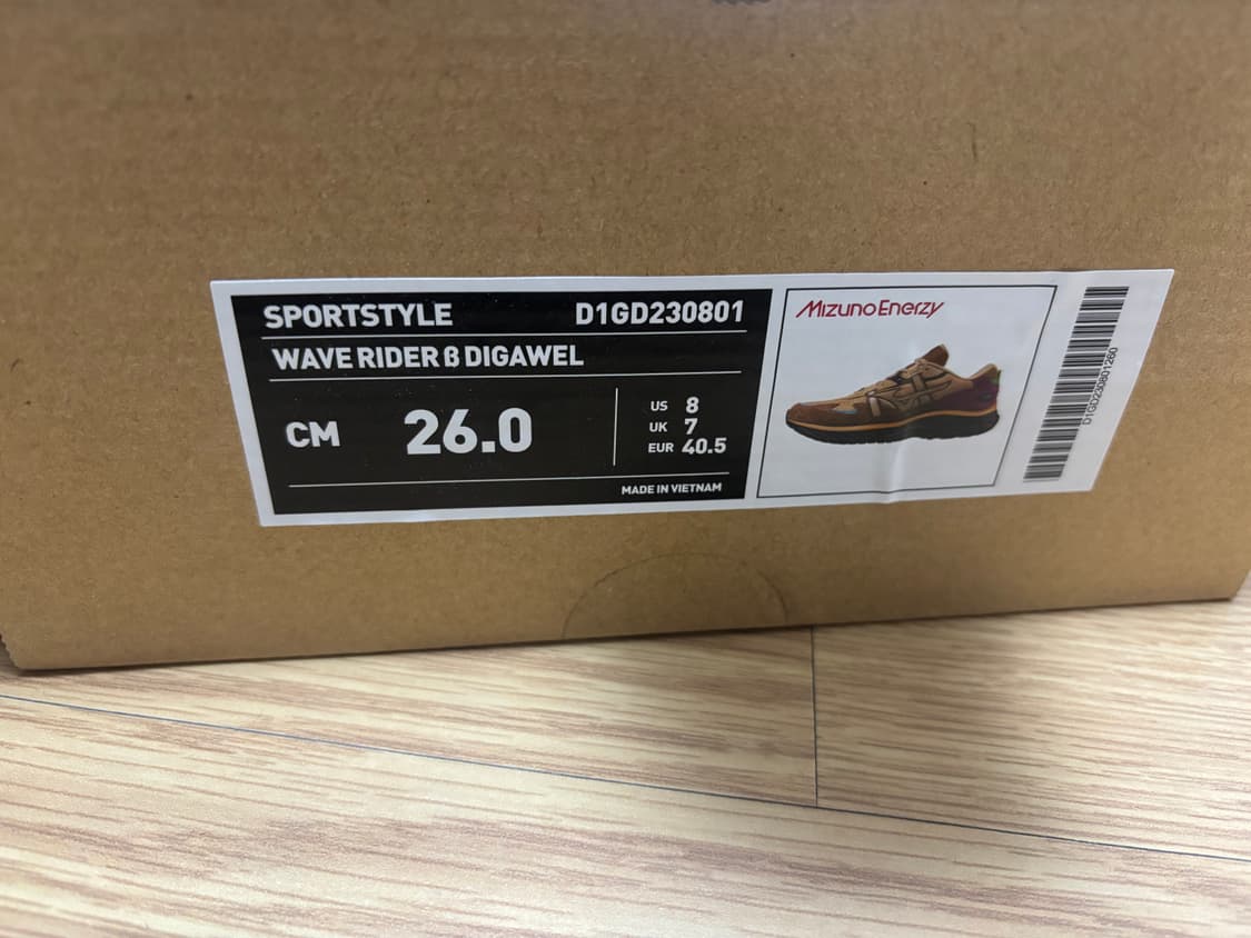 [새상품/260] 미즈노 웨이브라이더 베타 디가웰 신발 상품이미지3