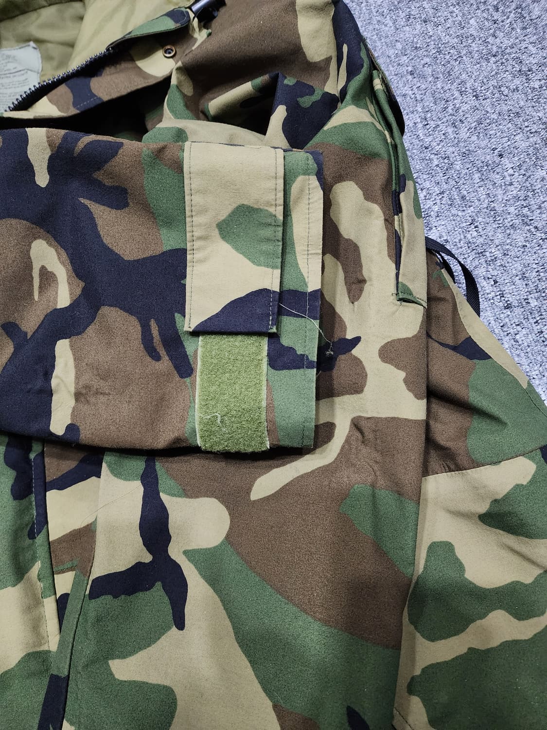 미군 ECWCS 우드랜드 1세대 고어텍스 자켓 XL 상품이미지6