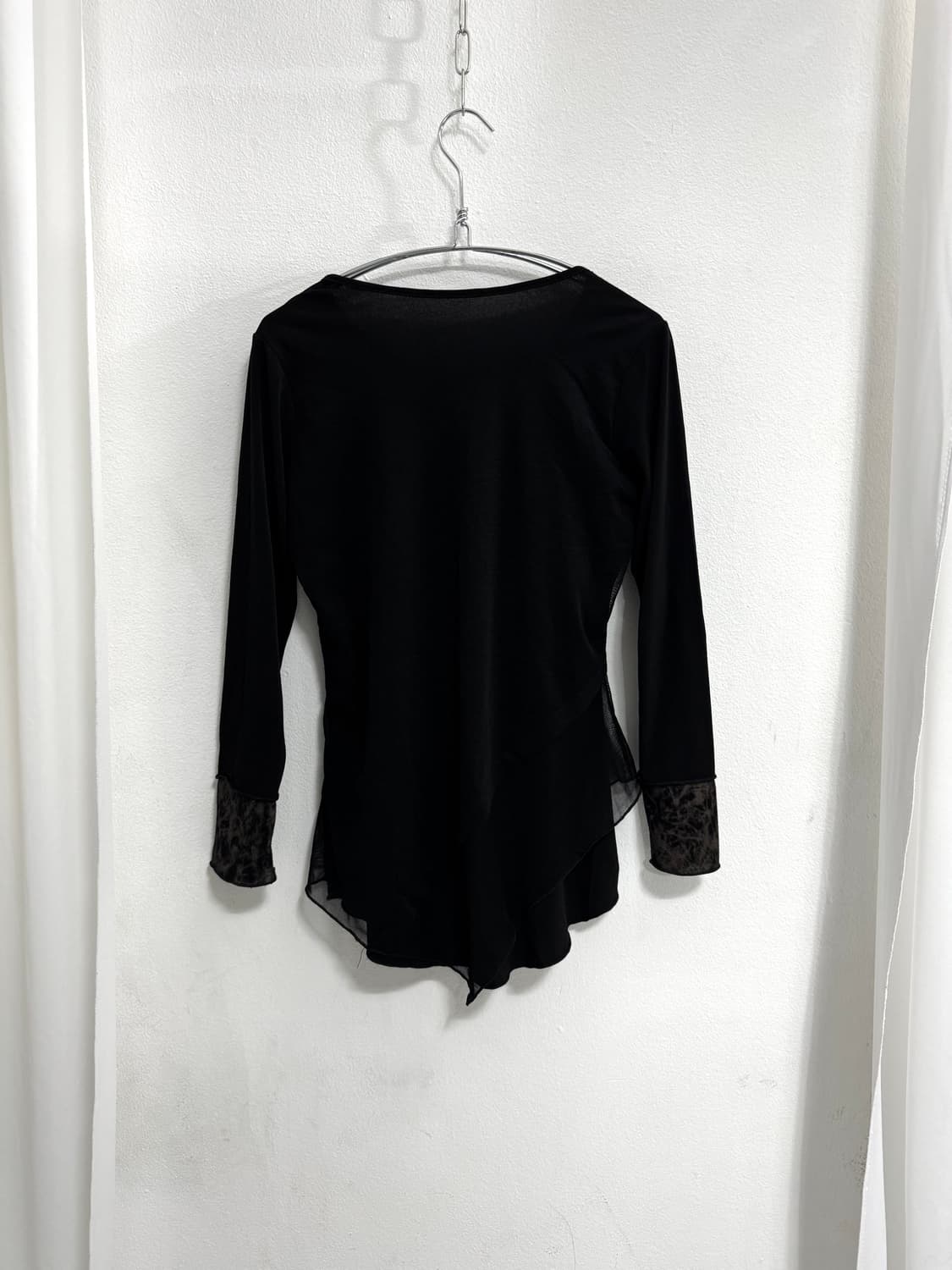 Oriental Chiffon Layered Top 상품이미지3