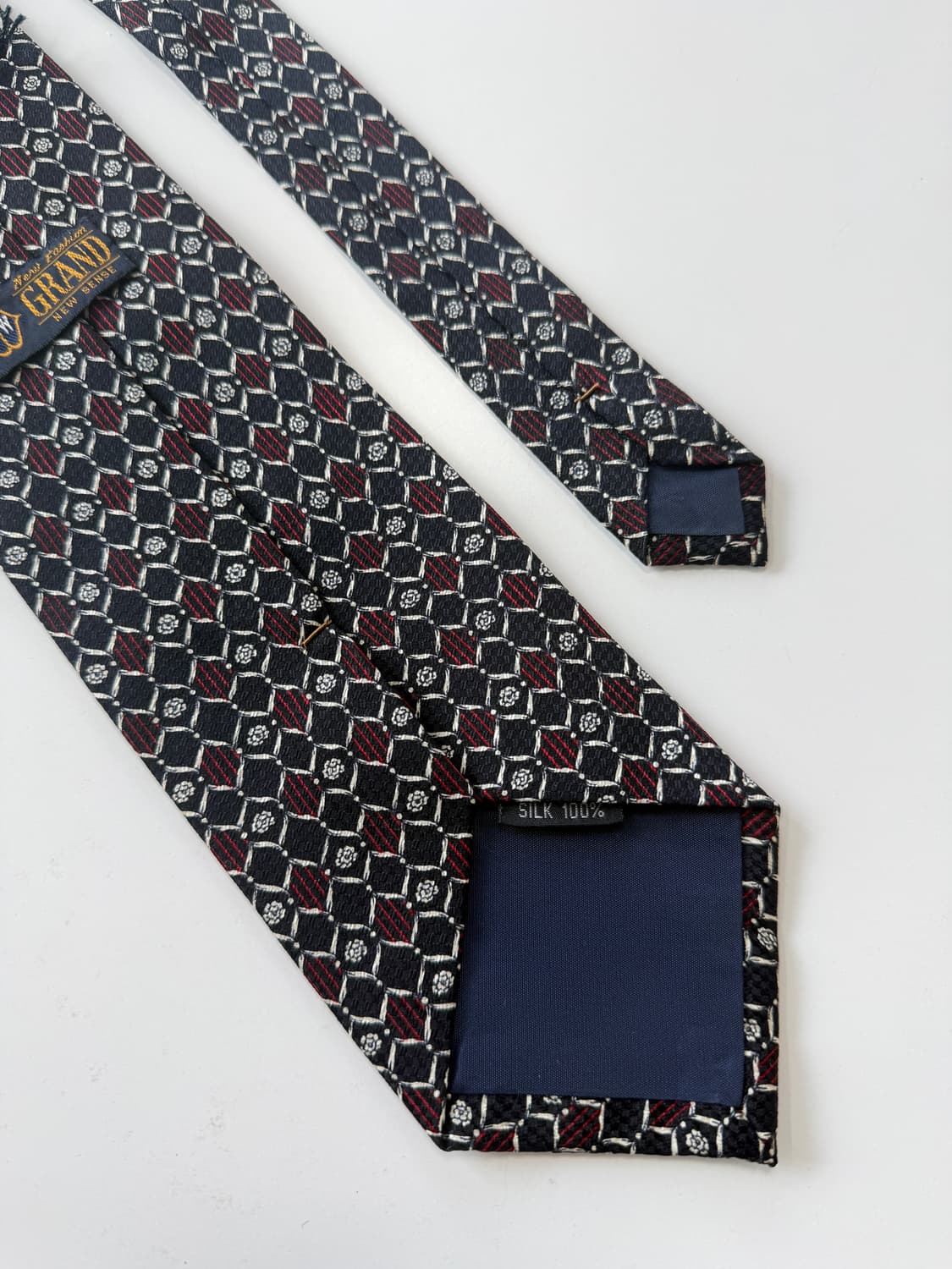 빈티지 실크 넥타이 9.3cm 상품이미지5