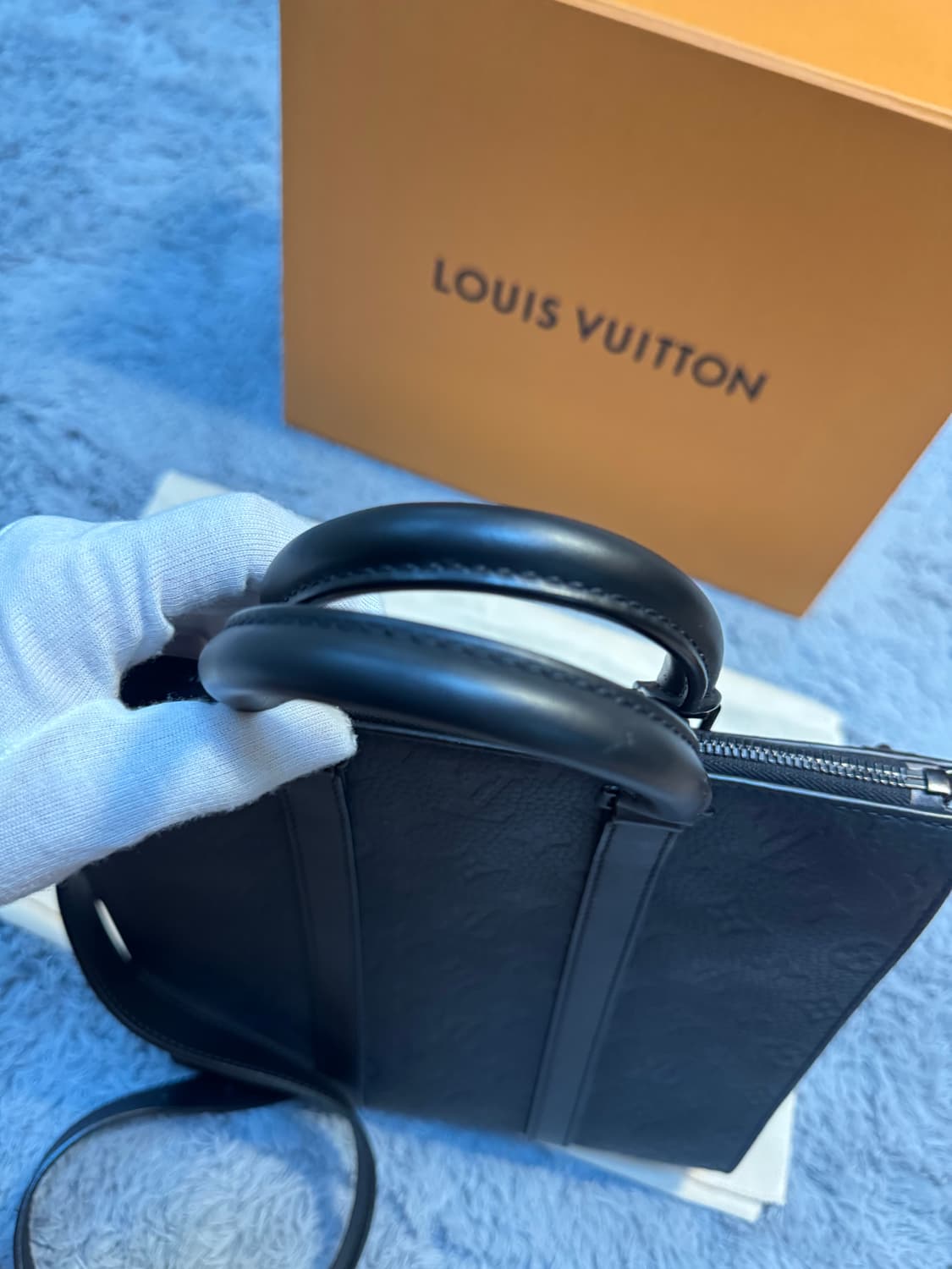 [최저가] 루이비통 토뤼옹 삭 플라 GM 블랙 크로스백 토트백 상품이미지6