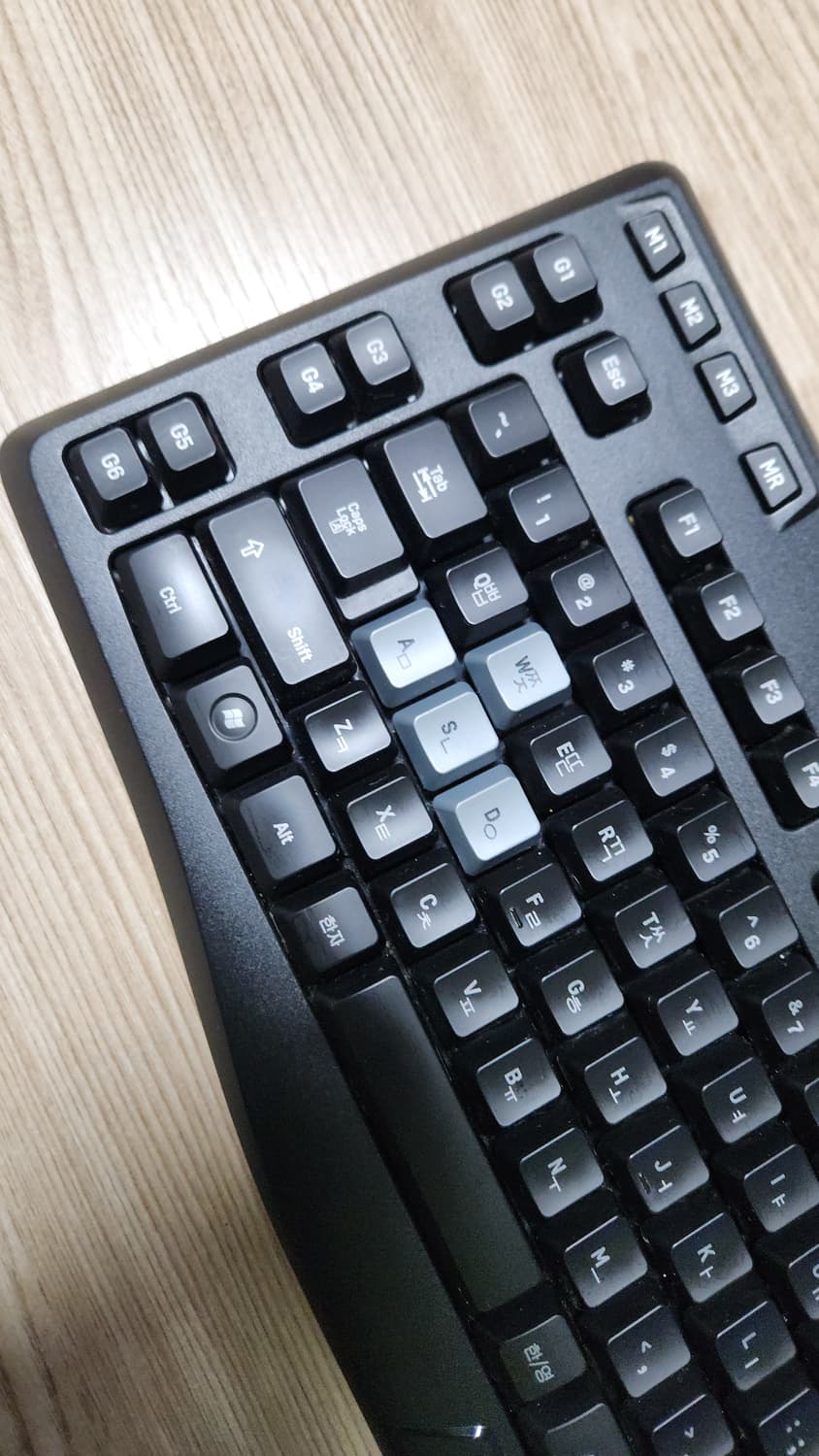 로지텍 G105 게이밍 멤브레인 키보드 급처 / 사무용 키보드 상품이미지5