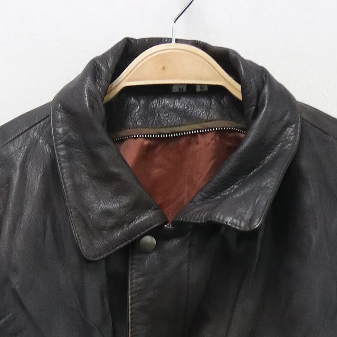 프론트 포켓 가죽 자켓 60970 상품이미지3