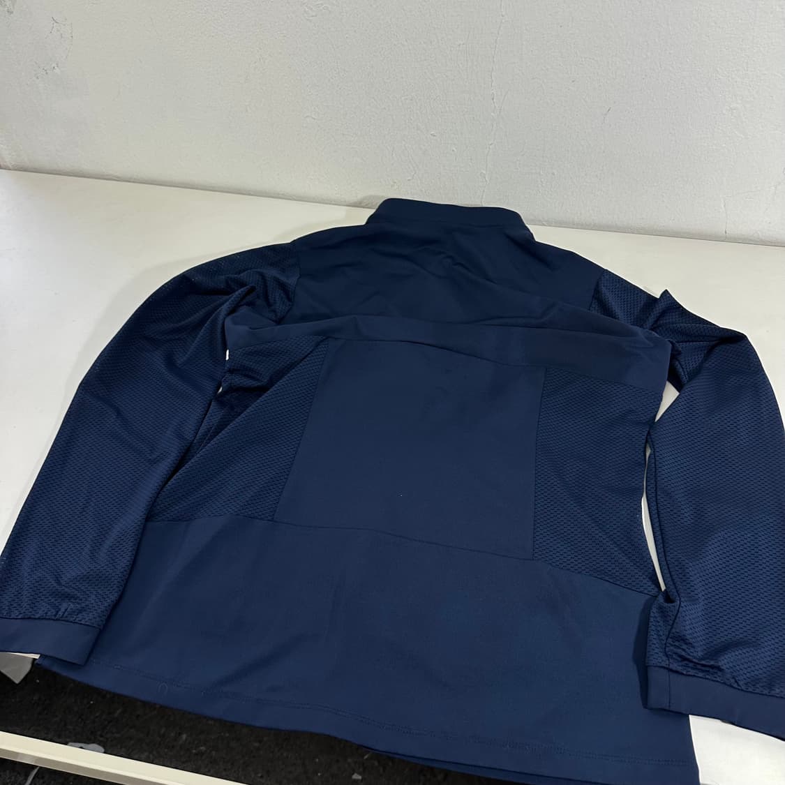 95 험멜 네이비 매쉬배색 트레이닝 집업 상품이미지4