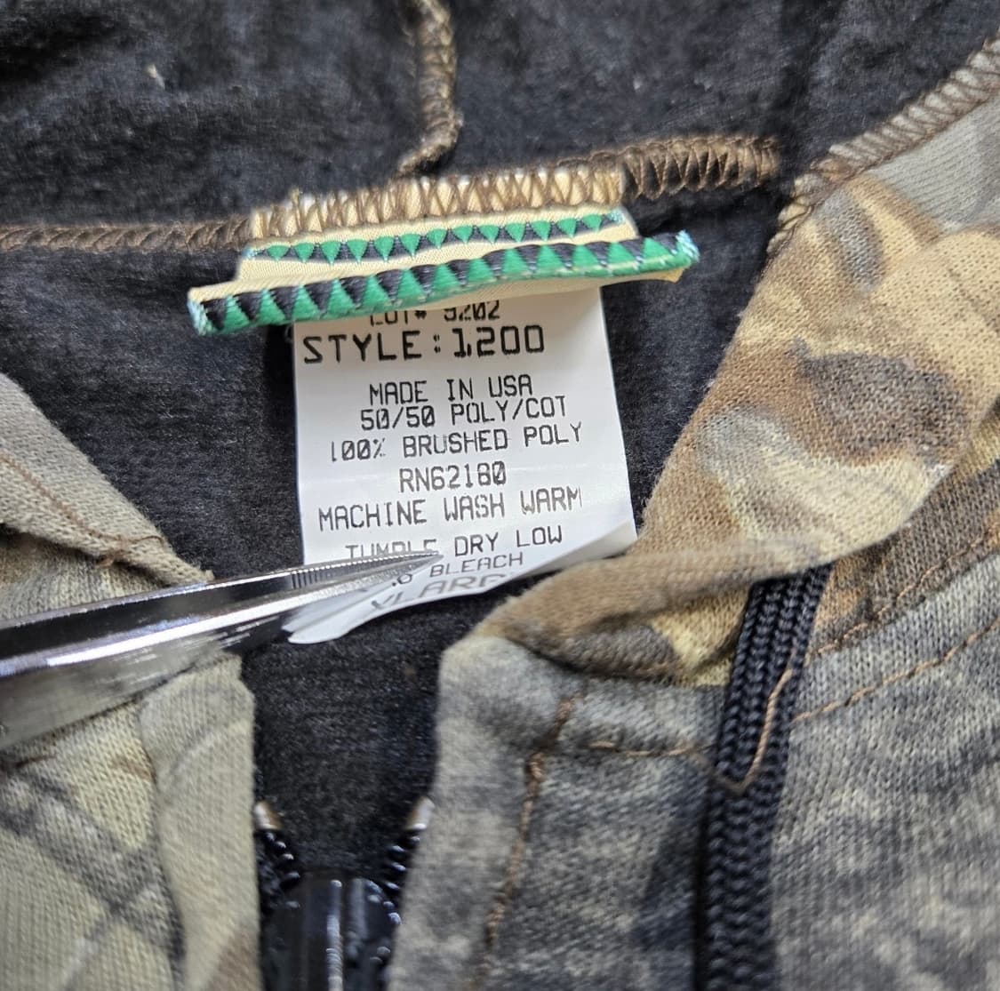 90s RealTree Hood Zip Up 상품이미지8