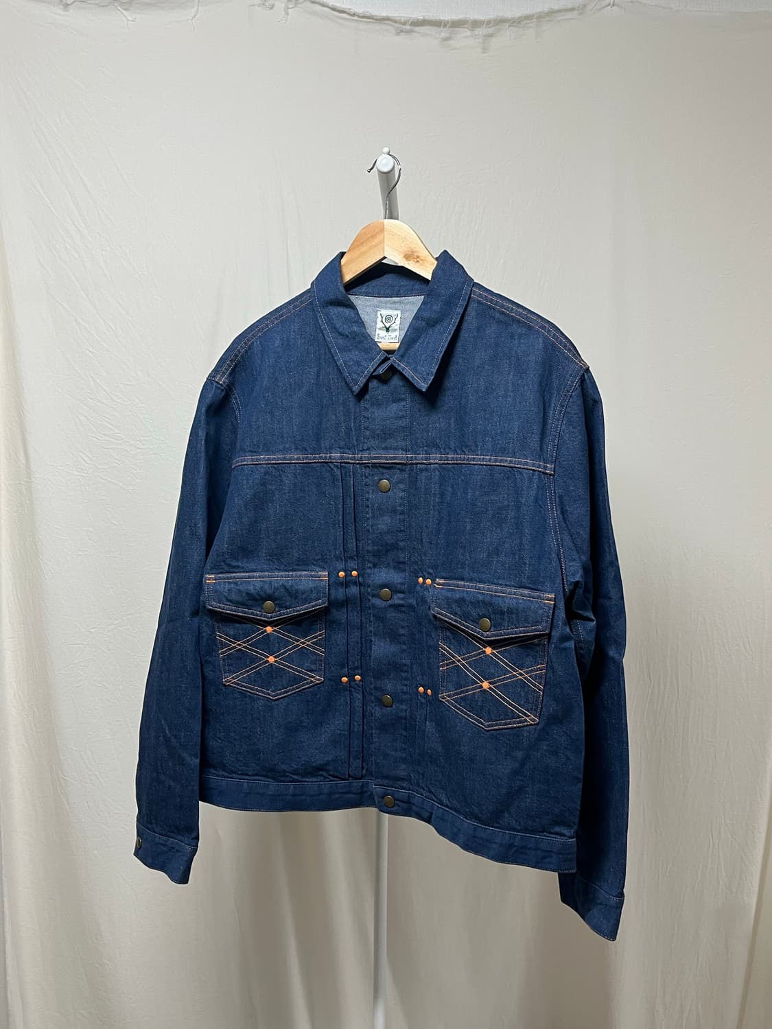 South2 west8 denim jean jacket 상품이미지1