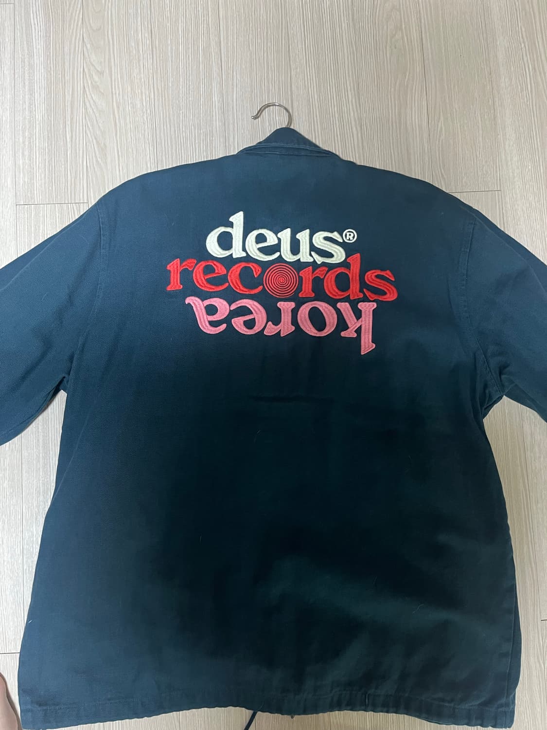 데우스 레코드 코리아 캔버스 코치 자켓 상품이미지3
