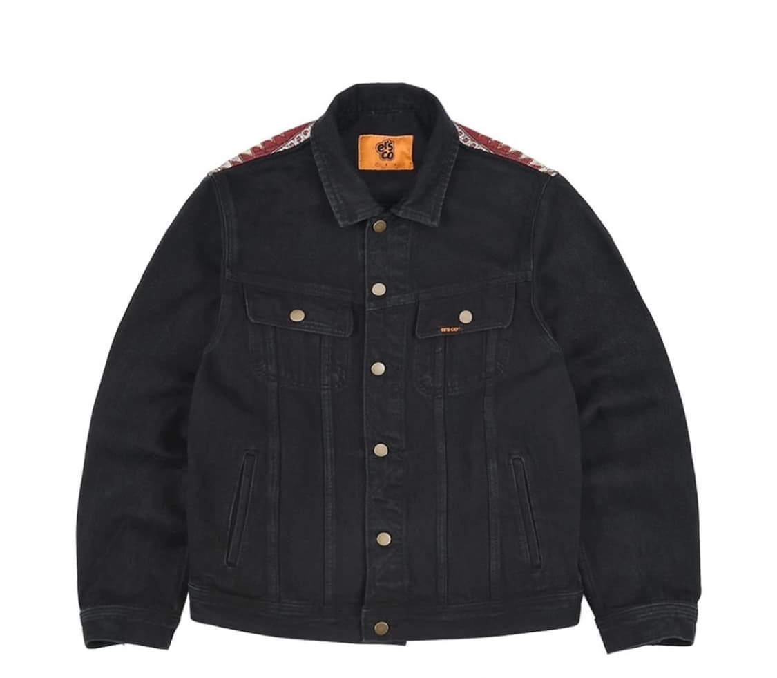 ersco 이알에스코 데님 트러커 블랙 2사이즈 상품이미지2