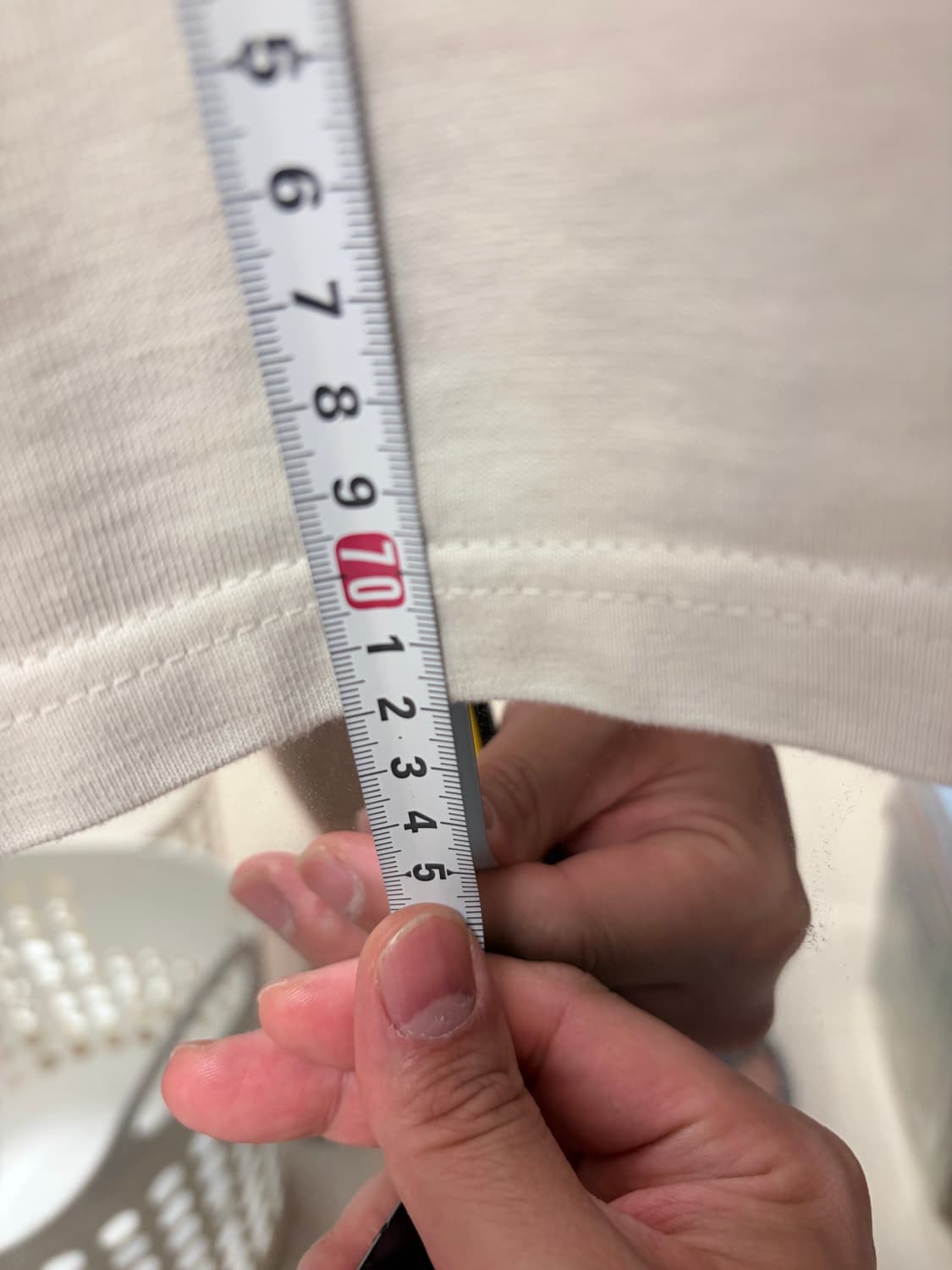 Marka 루즈핏 포켓 티셔츠 베이지 아이보리 3사이즈 상품이미지5