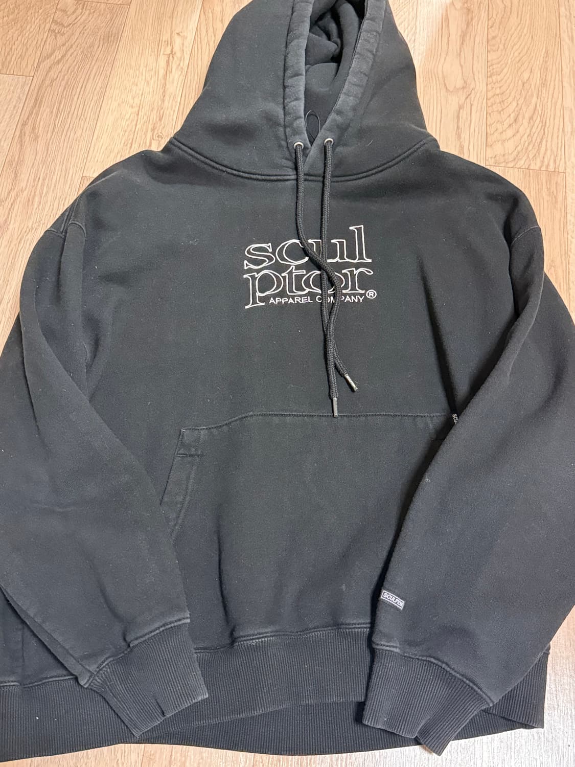 스컬프터 블랙 후드티 m 상품이미지3