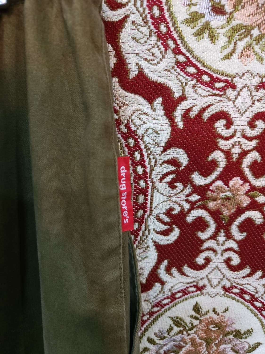 드러그스토어 카키 벤딩 코튼 롱 스커트 drugstore's
 상품이미지7