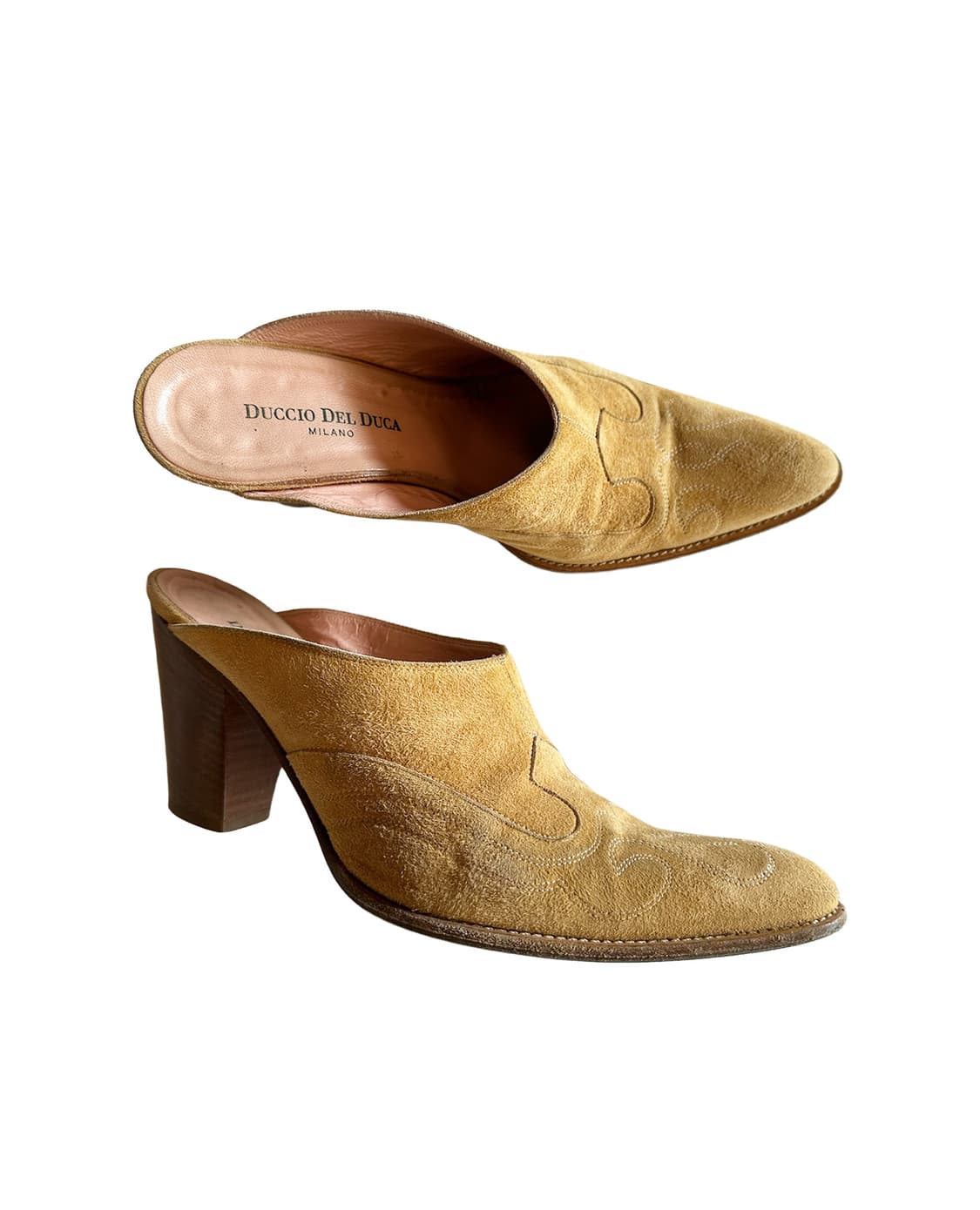 DUCCIO DEL DUCA suede mules 240 상품이미지2