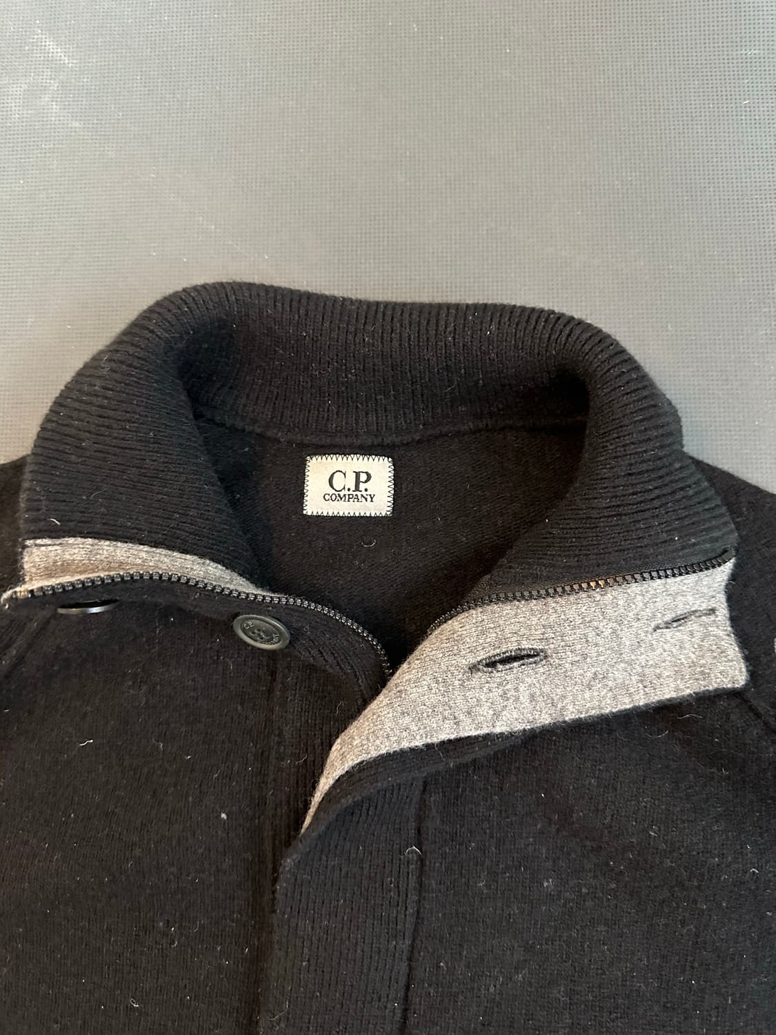 씨피컴퍼니 니트 반집업 M(48) 상품이미지4