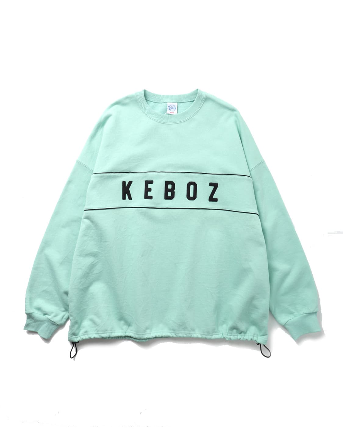 KEBOZ Drawcord Sweat Crew Neck 상품이미지1
