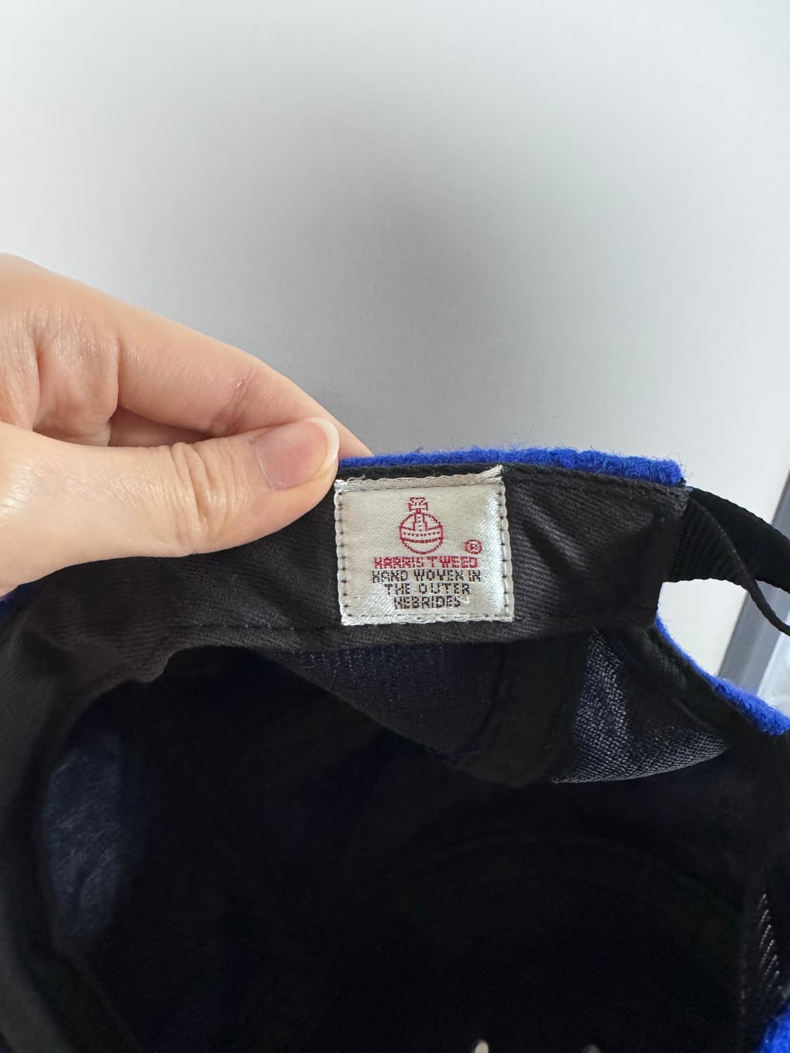 슈프림 해리스트위드 캠프캡 블루 상품이미지3