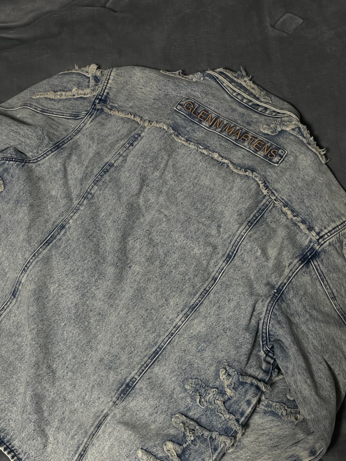 xL) HM 글렌마틴스 데님 오버 셔츠 상품이미지1