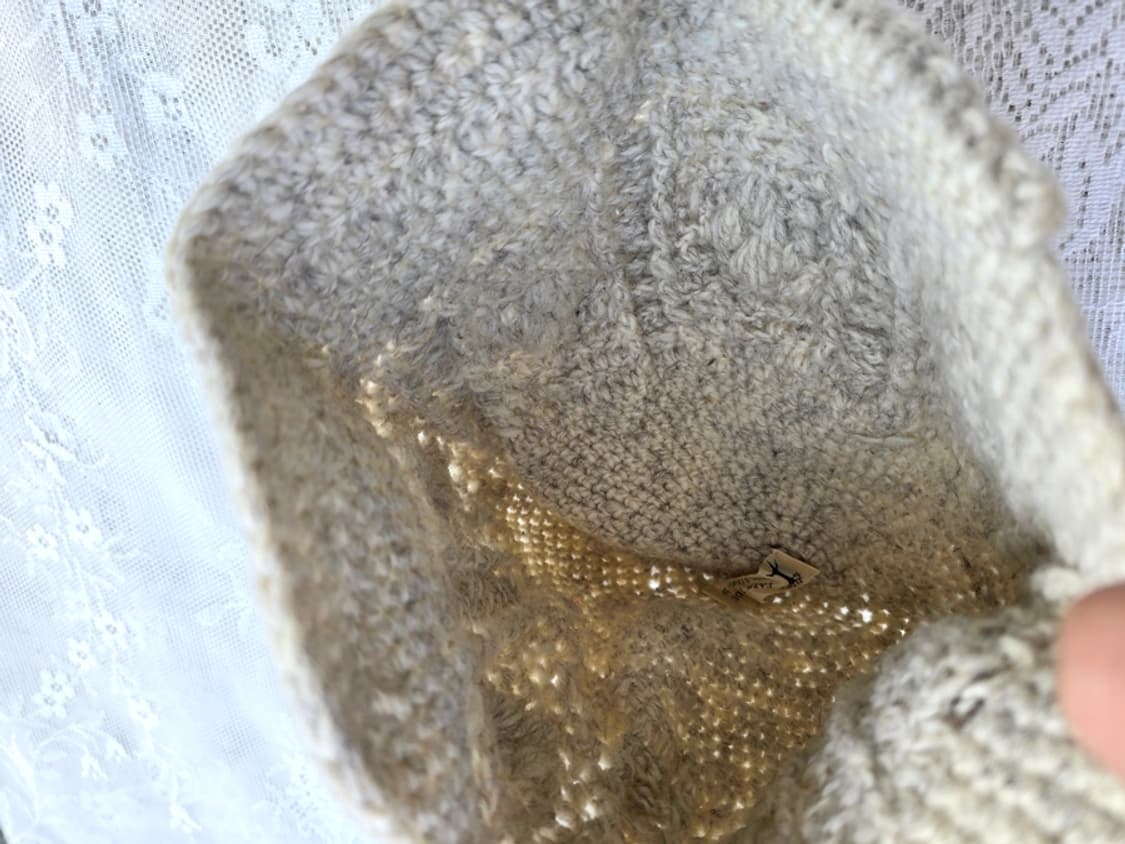 네추럴 케이블 털 모자 상품이미지4