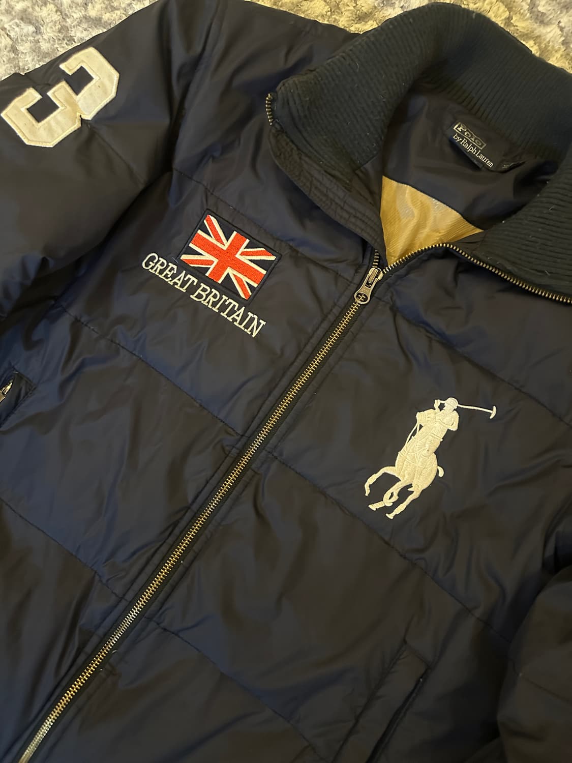 폴로 빅포니 브리튼 패딩 [네이비 M] 상품이미지1