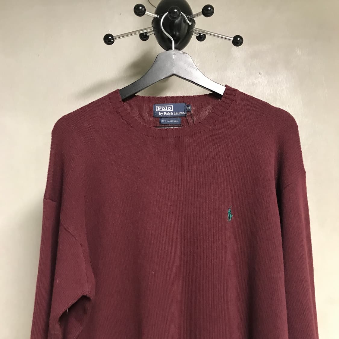 폴로 랄프로렌 버건디 니트 95 상품이미지2