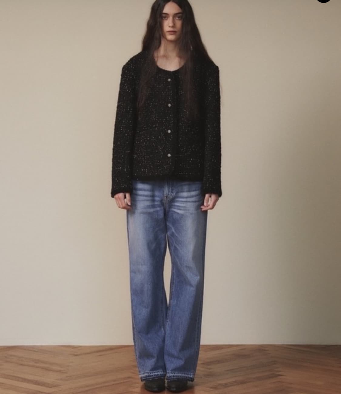 아우어솔티 클래식 트위드 자켓 상품이미지3