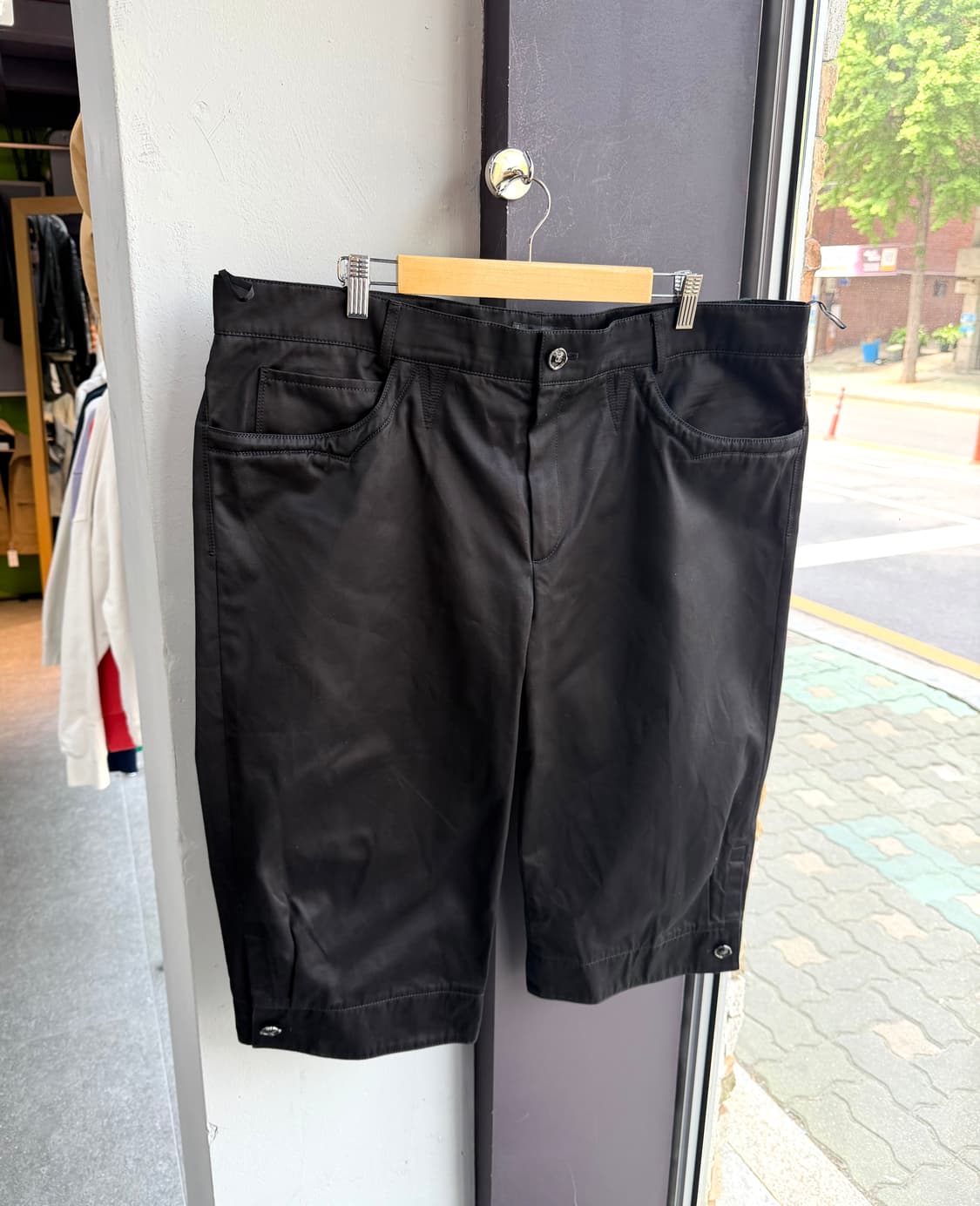 .54/ 샤넬 CC 로고 버튼 코튼 쇼츠 상품이미지2