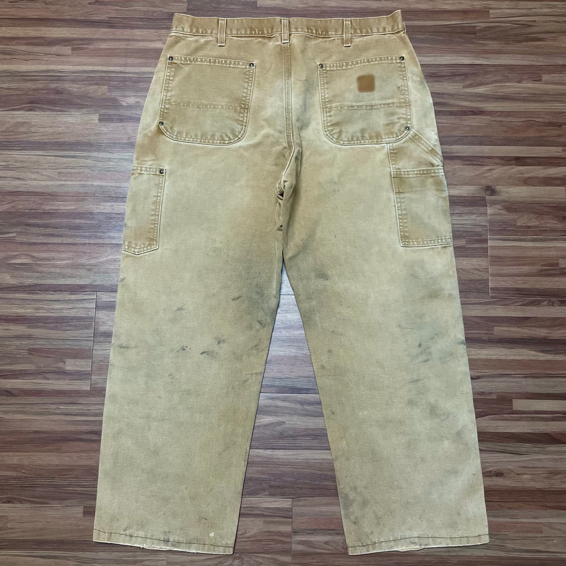 칼하트 하드 디스 더블니 브라운 brn 카펜터 워크팬츠 36 (34) 상품이미지2