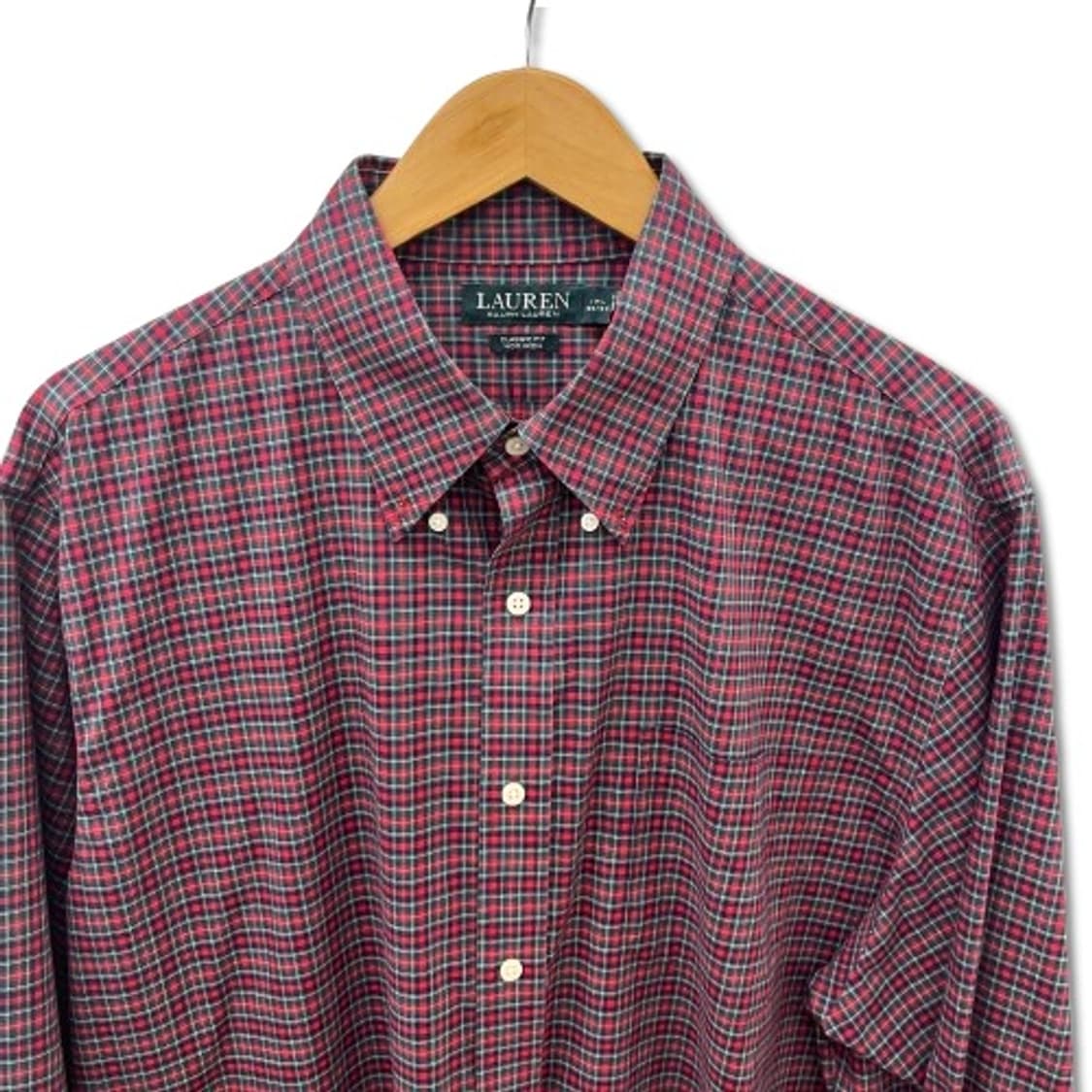 폴로 랄프로렌 LAUREN 클래식 체크 버튼다운셔츠 상품이미지3