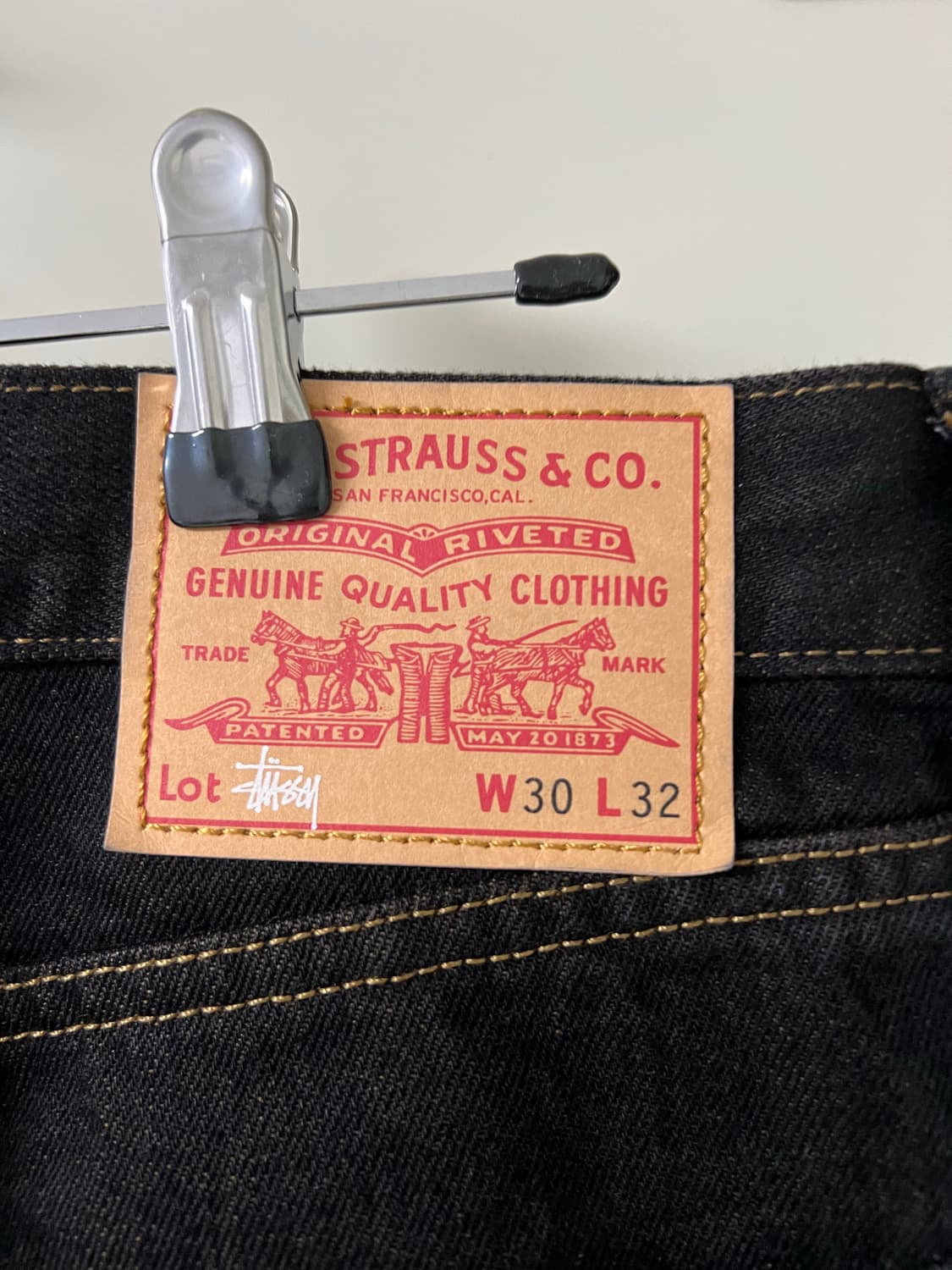 스투시 리바이스 콜라보 셋업 상품이미지2