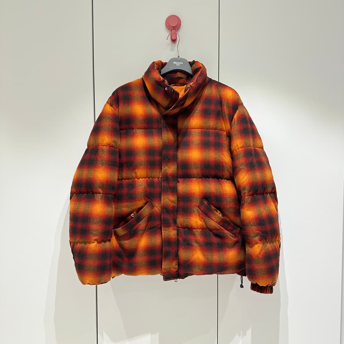 자라 체크플레이드 패딩 상품이미지1