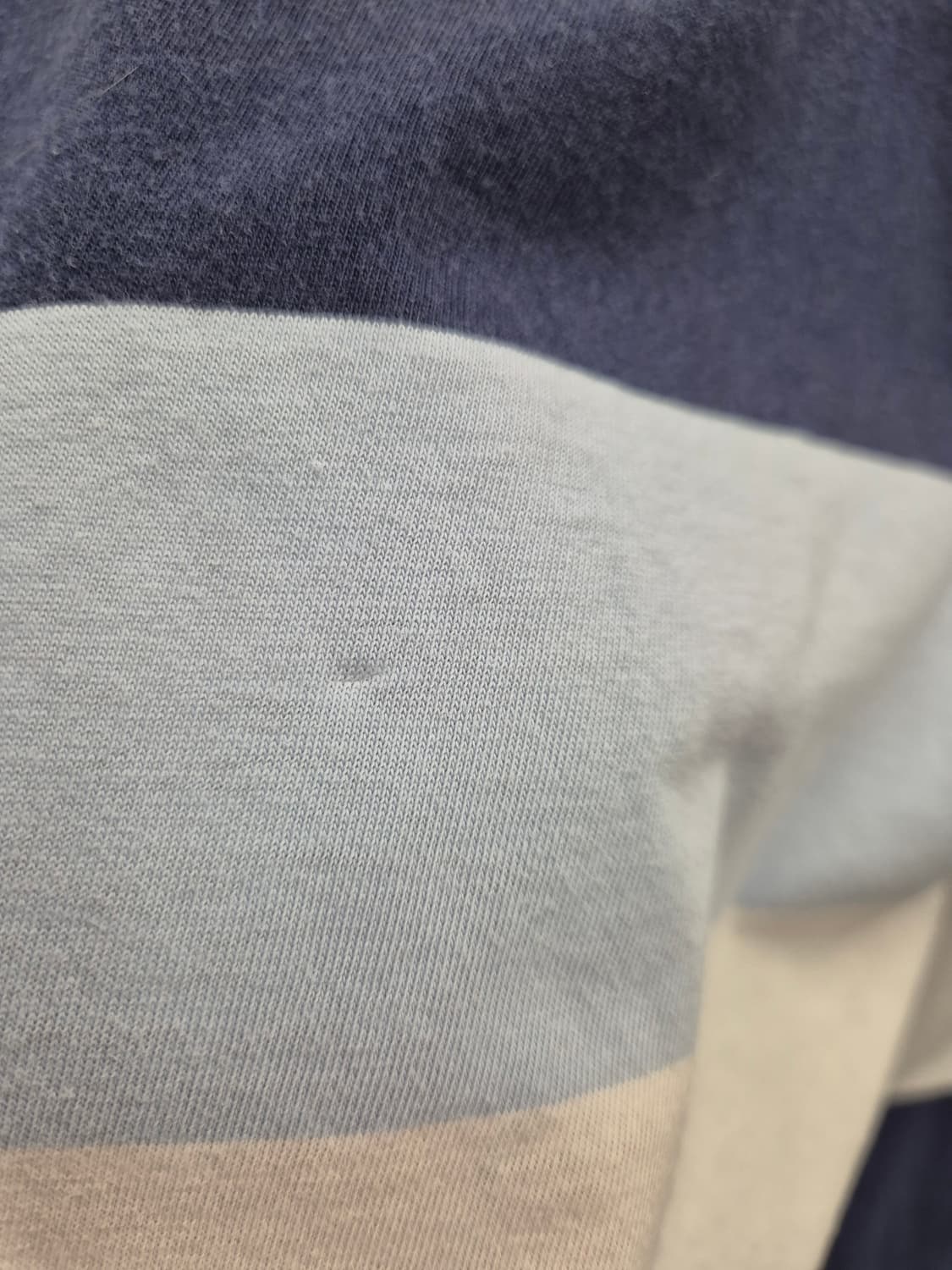 폴로 랄프로렌 블루 스트라이프 반팔 L 상품이미지8